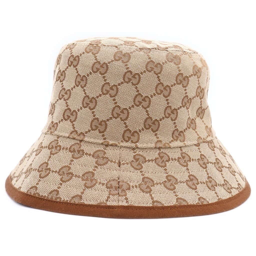 Gucci GG Logo Reversible Bucket Hat Beige — view 4