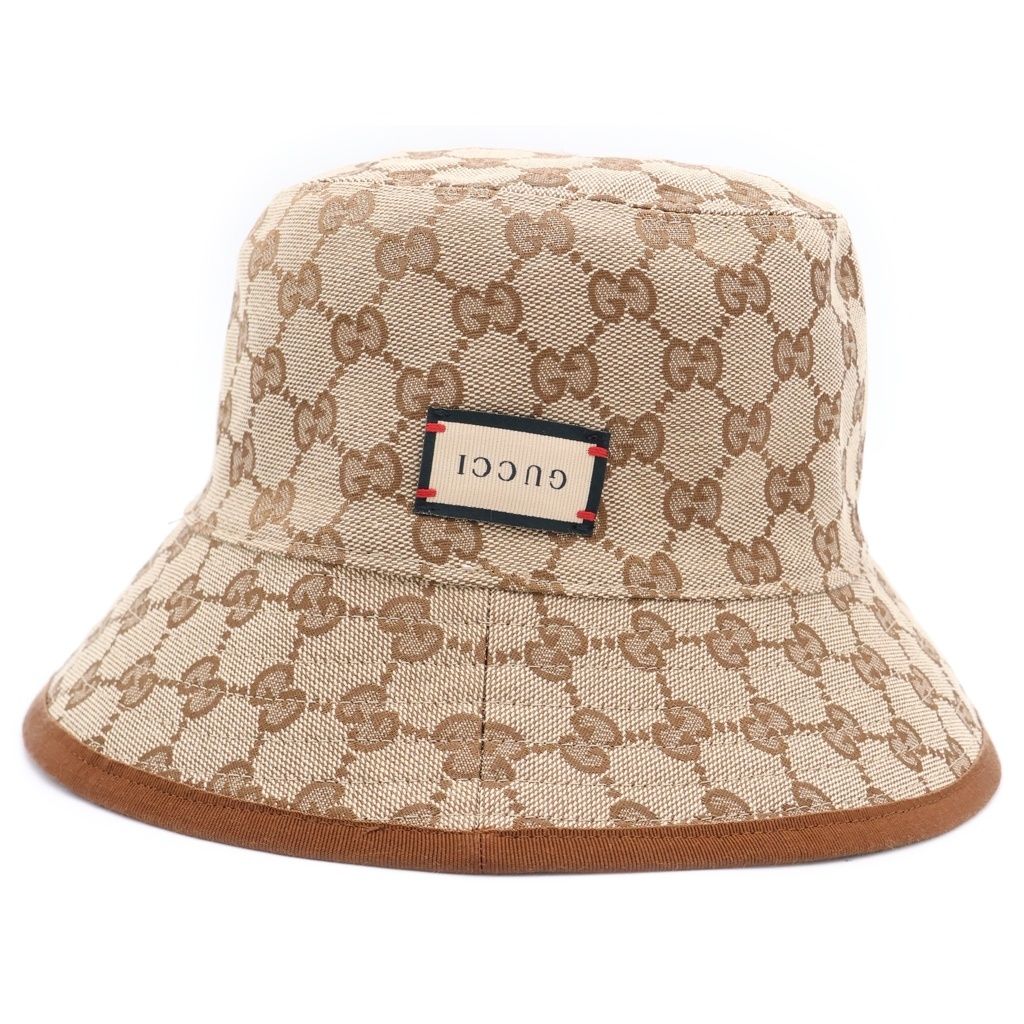 Gucci GG Logo Reversible Bucket Hat Beige — view 2