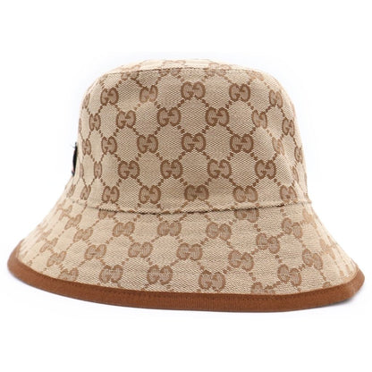 Gucci GG Logo Reversible Bucket Hat Beige — view 3