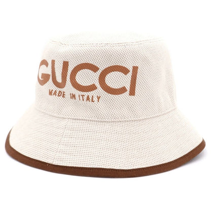Gucci GG Logo Reversible Bucket Hat Beige — view 5