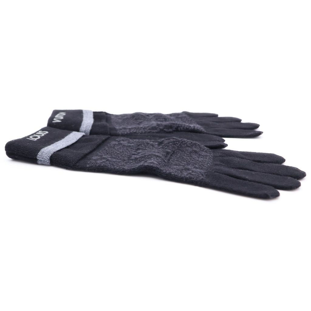 Louis Vuitton Monogram Eclipse Gloves Black — view 4