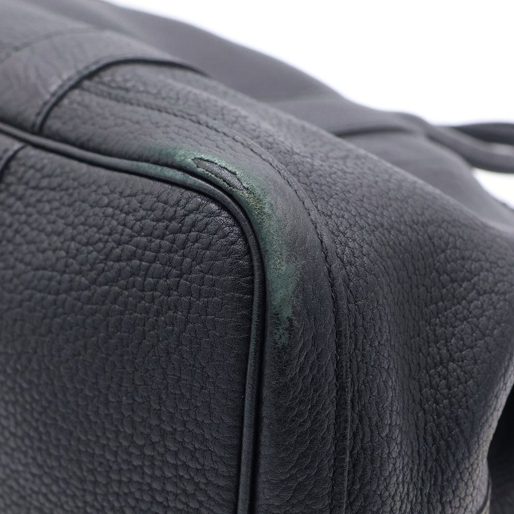 Hermes Garden Party PM Tote Black Negonda Leather Silver — view 6