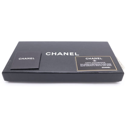 Chanel Round Wallet Card Case Black Caviar Leather Gold — view 6