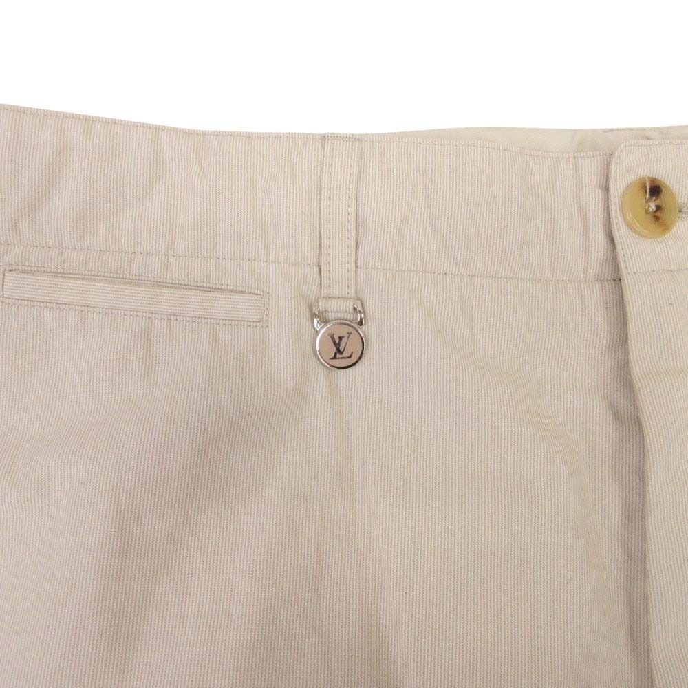 Louis Vuitton LV Charm Trousers Pants Cotton 44 Light Beige — view 4