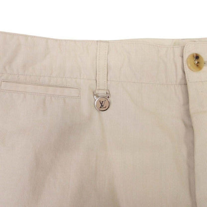 Louis Vuitton LV Charm Trousers Pants Cotton 44 Light Beige — view 4