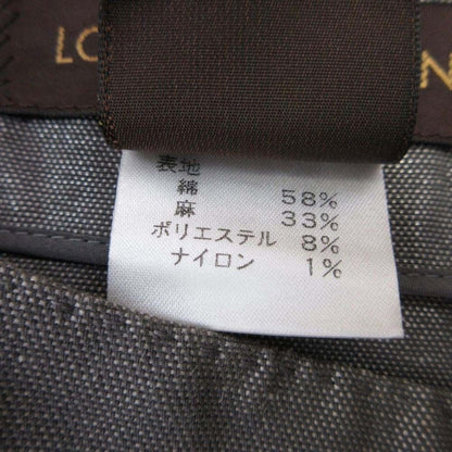 Louis Vuitton Cotton Linen Tight Skirt Knee Length Side Slit 36 Sill Bague — view 7