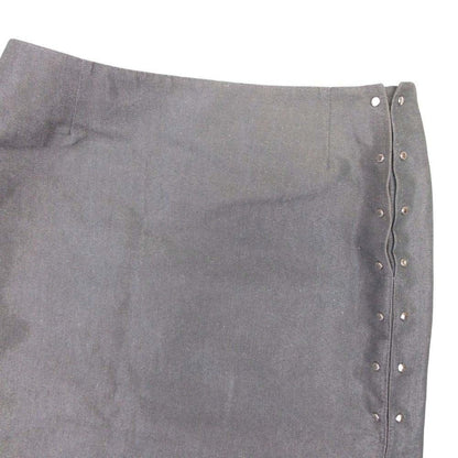 Louis Vuitton Cotton Linen Tight Skirt Knee Length Side Slit 36 Sill Bague — view 3