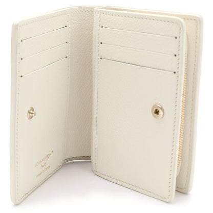 Louis Vuitton Monogram Eclipse Portefeuille Clair Bifold Wallet White Blue — view 4