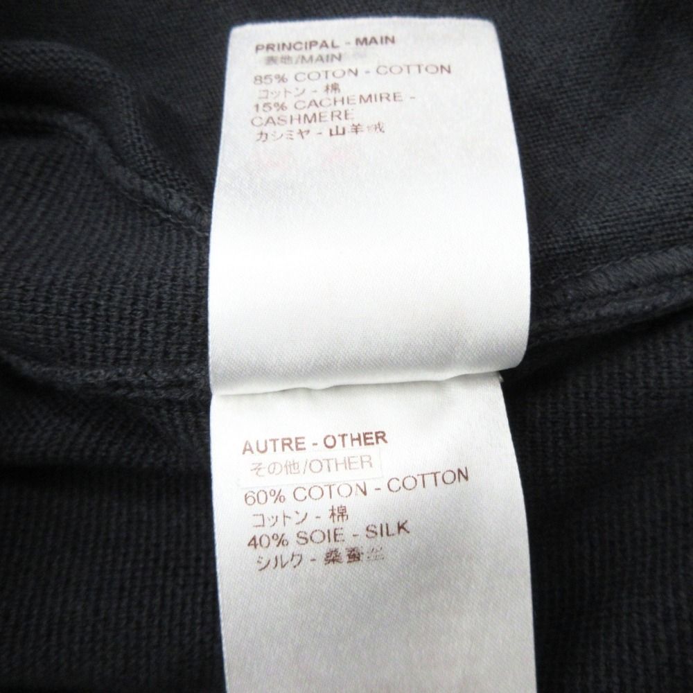 Louis Vuitton LV Circle Logo Knit Jacket Cashmere Blend Cotton Sleeve Contrast — view 9