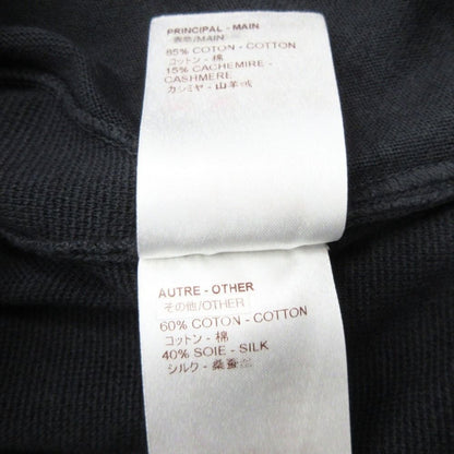 Louis Vuitton LV Circle Logo Knit Jacket Cashmere Blend Cotton Sleeve Contrast — view 9