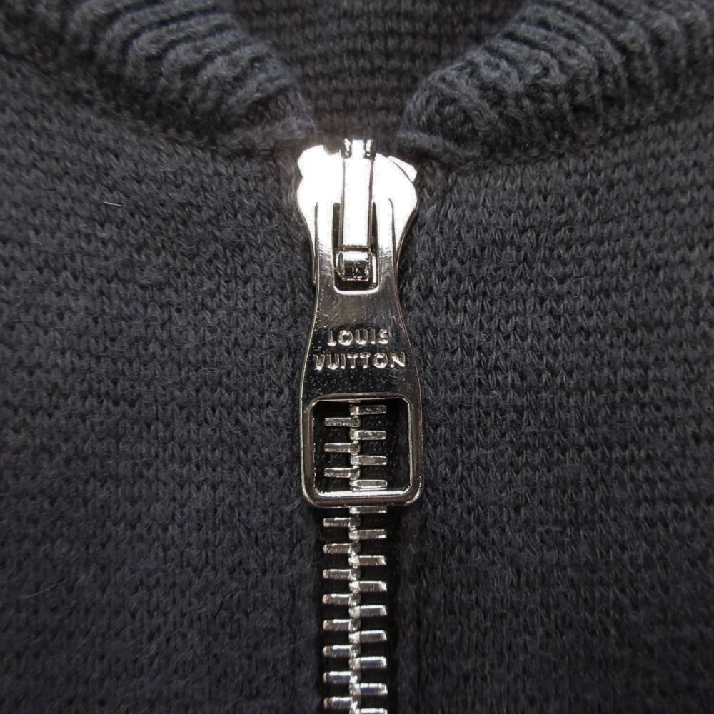 Louis Vuitton LV Circle Logo Knit Jacket Cashmere Blend Cotton Sleeve Contrast — view 7