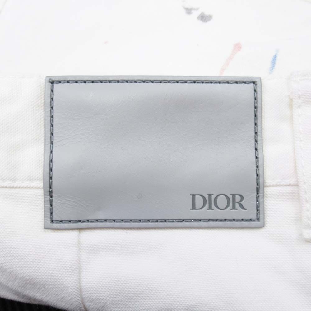 Dior Amoako Fleece Foca Penta Pants Work Multicolor Paint 31 Off White — view 6