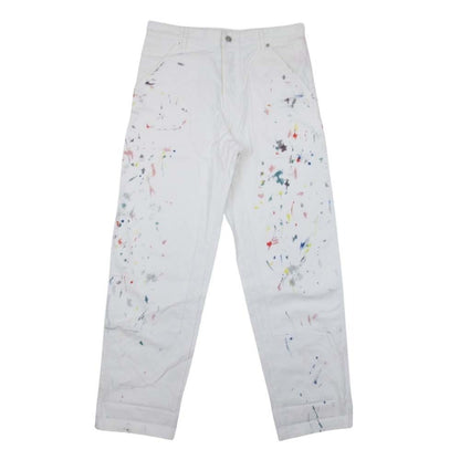 Dior Amoako Fleece Foca Penta Pants Work Multicolor Paint 31 Off White