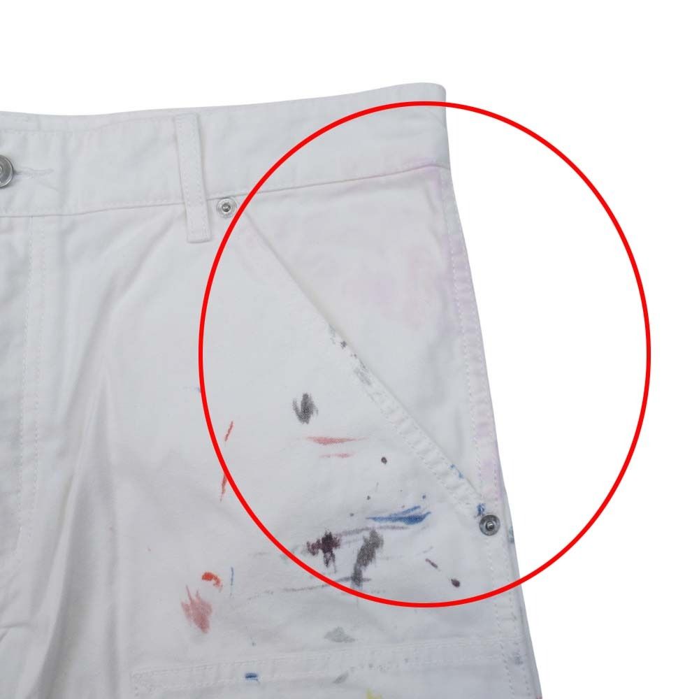 Dior Amoako Fleece Foca Penta Pants Work Multicolor Paint 31 Off White — view 8