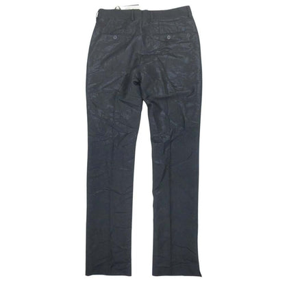 Fendi Notac Trousers Tapered Pants Glossy Gabardine 46 Black — view 2