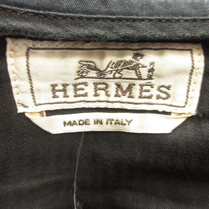 Hermes Series Button Short Buckle 46 Navy — view 7