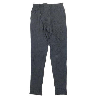 Fendi Perforated Dot Tapered Easy Pants Center Seam Trousers Wool 50 Black — view 2