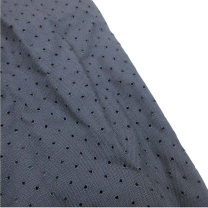 Fendi Perforated Dot Tapered Easy Pants Center Seam Trousers Wool 50 Black — view 4