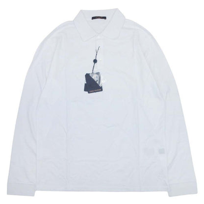 Louis Vuitton LV Logo One Point Embroidery Long Sleeve Polo Shirt Pique Fabric