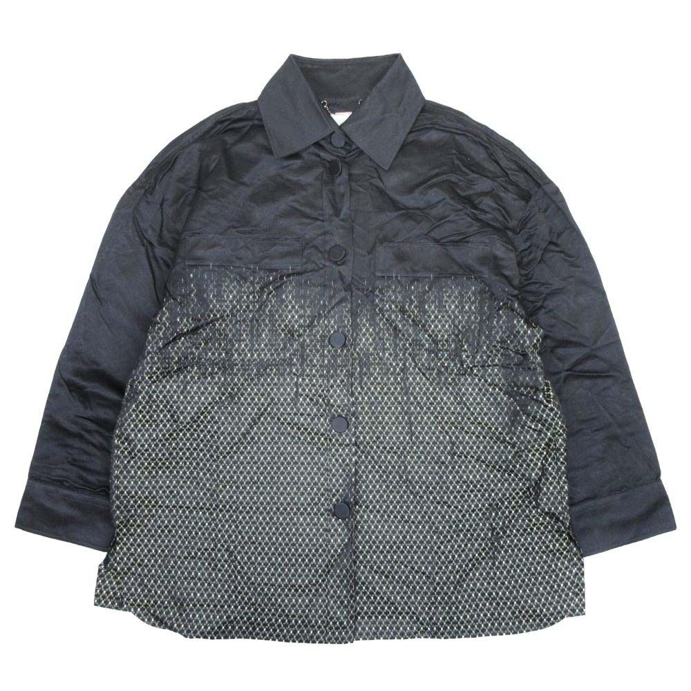 Fendi Silk Jacquard Shirt Jacket Gradient