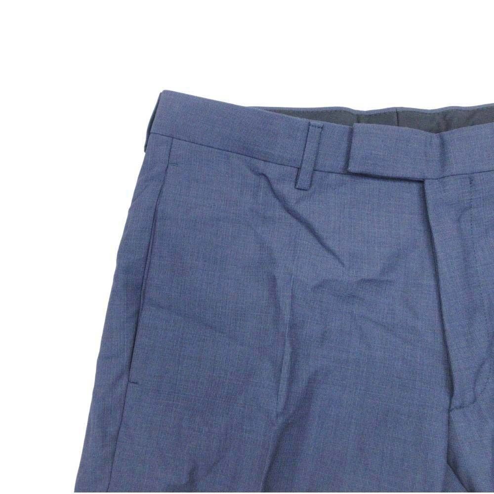 Dior Wool Mohair Trousers No Tuck Tapered Pants 46c Navy — view 3