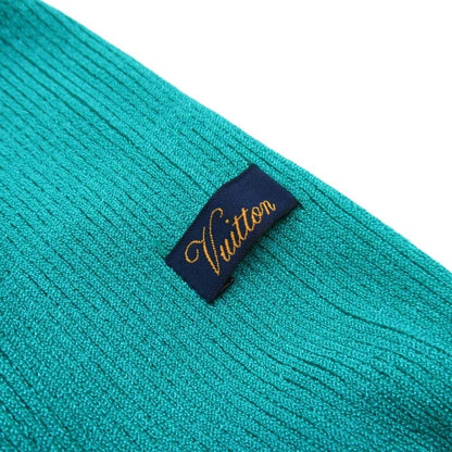 Louis Vuitton Rib Knit Sweater Polo Shirt Long Sleeve Logo Pullover Top XS — view 5