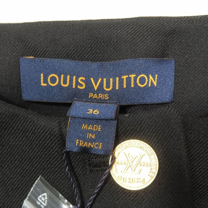 Louis Vuitton Boxy Jacket Collarless LV Logo Gold Button Lambskin Switch Belt — view 6