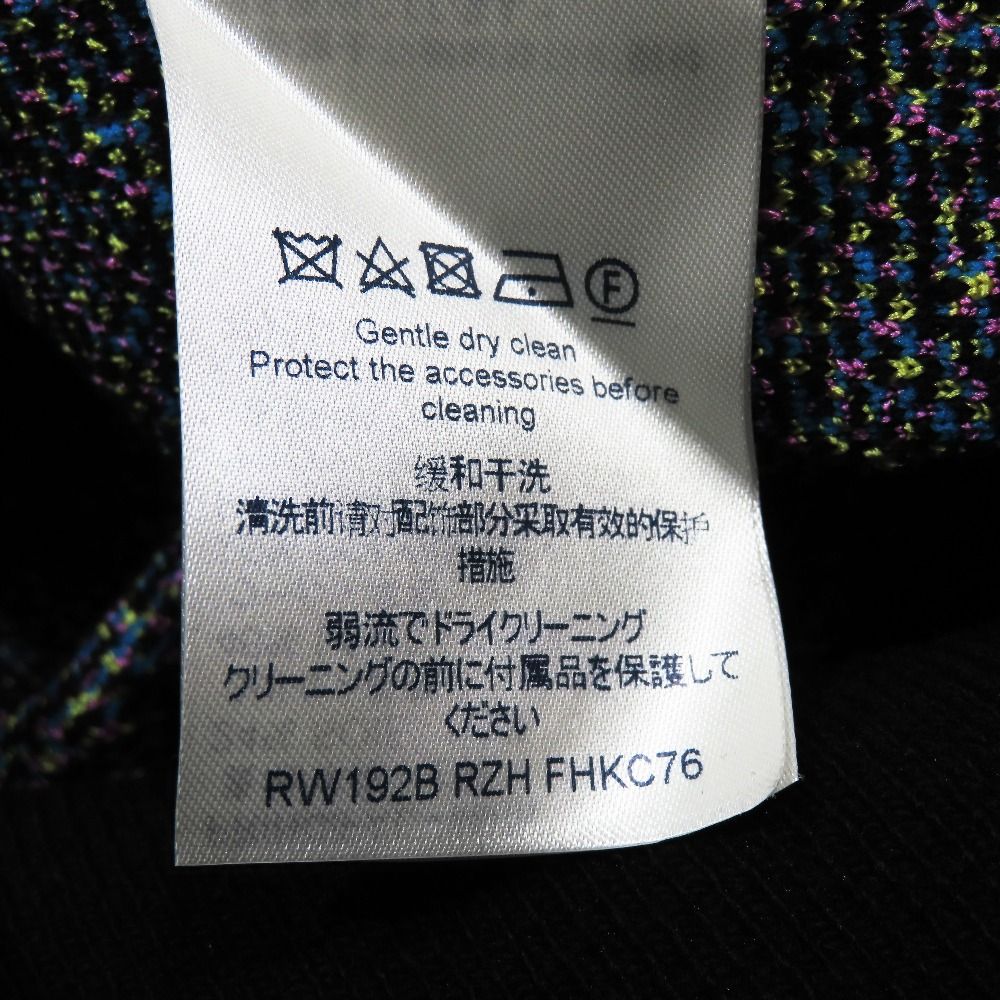 Louis Vuitton Monogram Jacquard Zip Up Jacket Silk Blend All Pattern M Blue — view 6