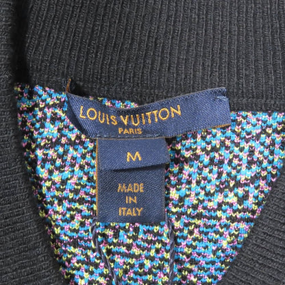 Louis Vuitton Monogram Jacquard Zip Up Jacket Silk Blend All Pattern M Blue — view 5
