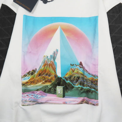 Louis Vuitton Sweatshirt Long Sleeve Overdyed Monogram Quilted Contrast M White — view 3