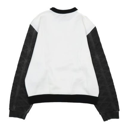 Louis Vuitton Sweatshirt Long Sleeve Overdyed Monogram Quilted Contrast M White — view 2