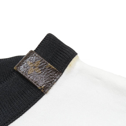 Louis Vuitton Sweatshirt Long Sleeve Overdyed Monogram Quilted Contrast M White — view 4