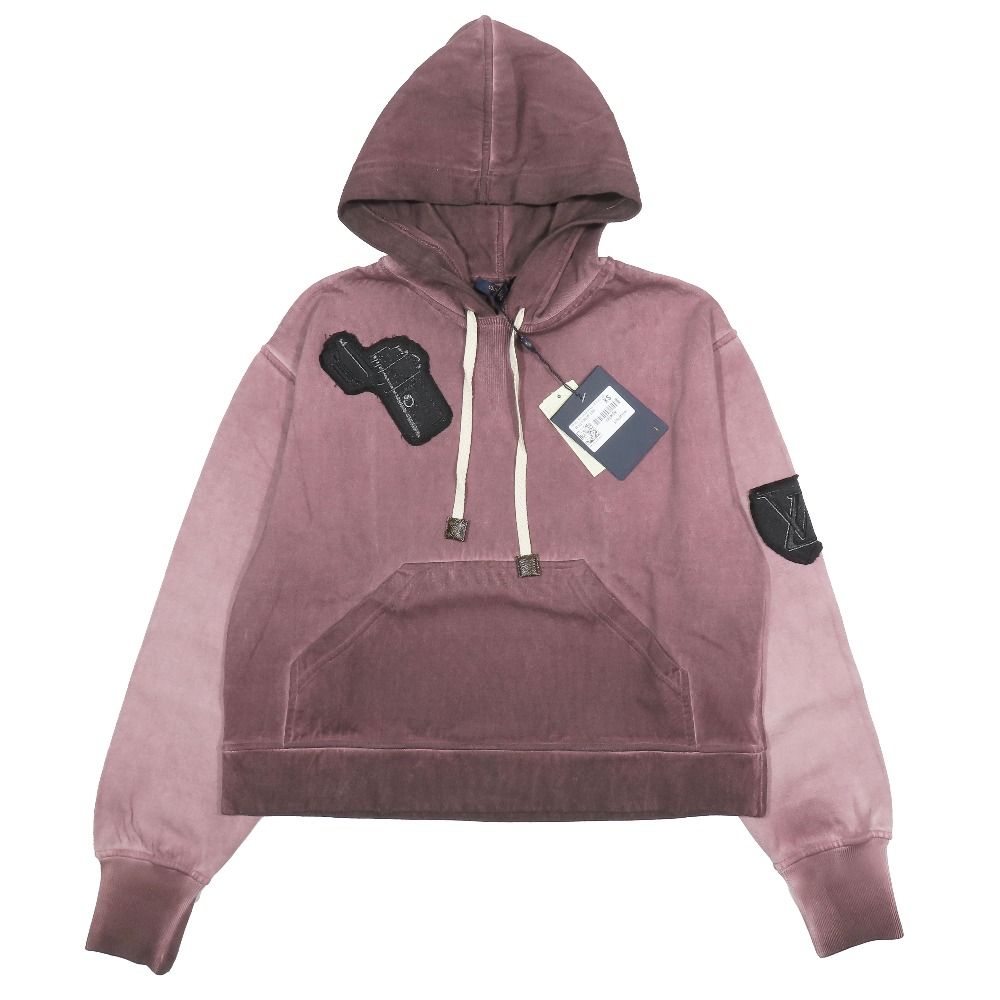 Louis Vuitton Hoodie Sweatshirt LV Logo Patch