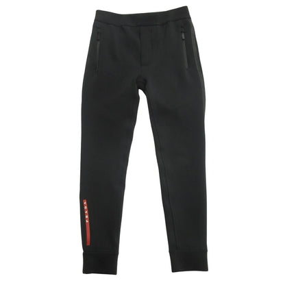 Prada Sports Technical Joggers Pants Trousers Easy Rubber Logo Slim Stretch S