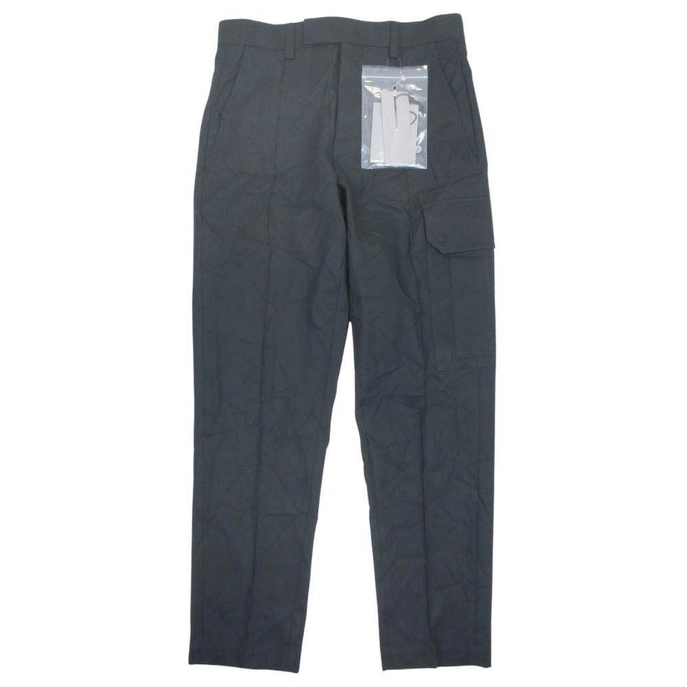 Dior Side Pocket Cargo Pants Trousers Center Seam Tapered 44 Black