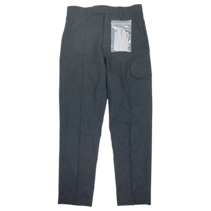 Dior Side Pocket Cargo Pants Trousers Center Seam Tapered 44 Black