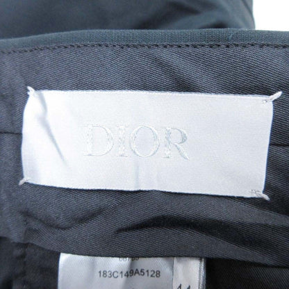 Dior Side Pocket Cargo Pants Trousers Center Seam Tapered 44 Black — view 6