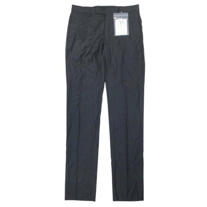 Dior Notak Trousers Summer Wool Tapered Pants 46c Charcoal Dark Gray