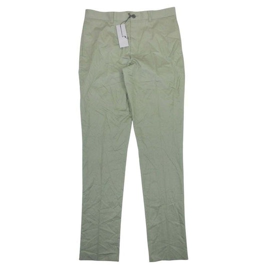 Dior CD Icon CD Logo Embroidery No Tuck Trousers Cotton Twill Tapered Pants 48