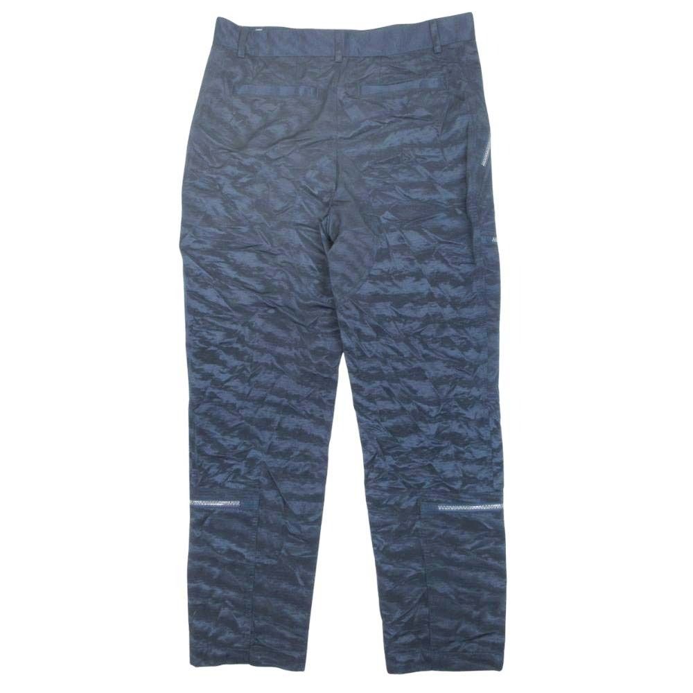 Dior Polysatin Zip Cargo Pants Work Tapered Silhouette Gloss 46 Navy — view 2