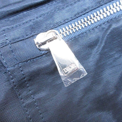 Dior Polysatin Zip Cargo Pants Work Tapered Silhouette Gloss 46 Navy — view 7