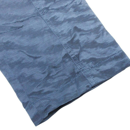 Dior Polysatin Zip Cargo Pants Work Tapered Silhouette Gloss 46 Navy — view 6