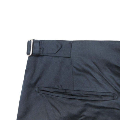 Dior Side Line Trousers No Tuck Pants Silk Blend Ajar Star 48c Black — view 5