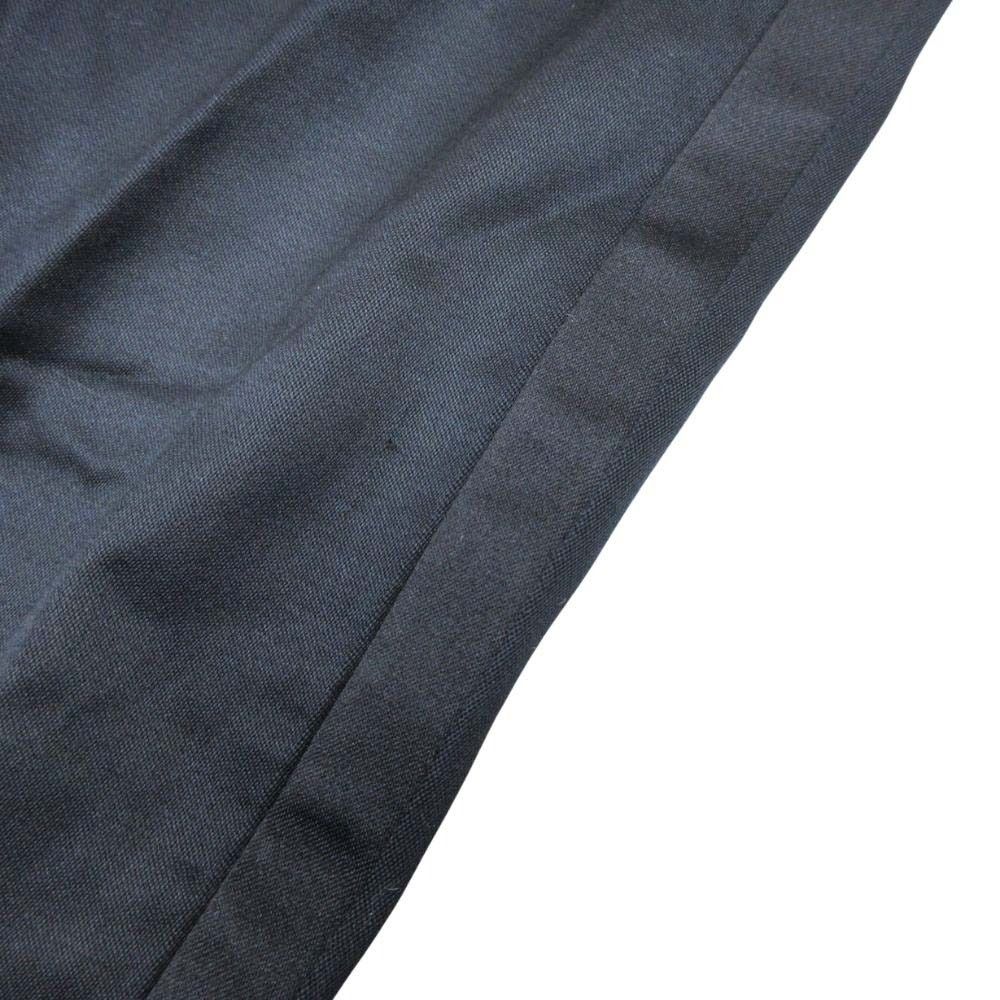Dior Side Line Trousers No Tuck Pants Silk Blend Ajar Star 48c Black — view 4