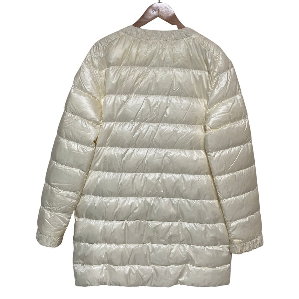 Moncler Veulettes Tweed Contrast Down Coat 1 White — view 2