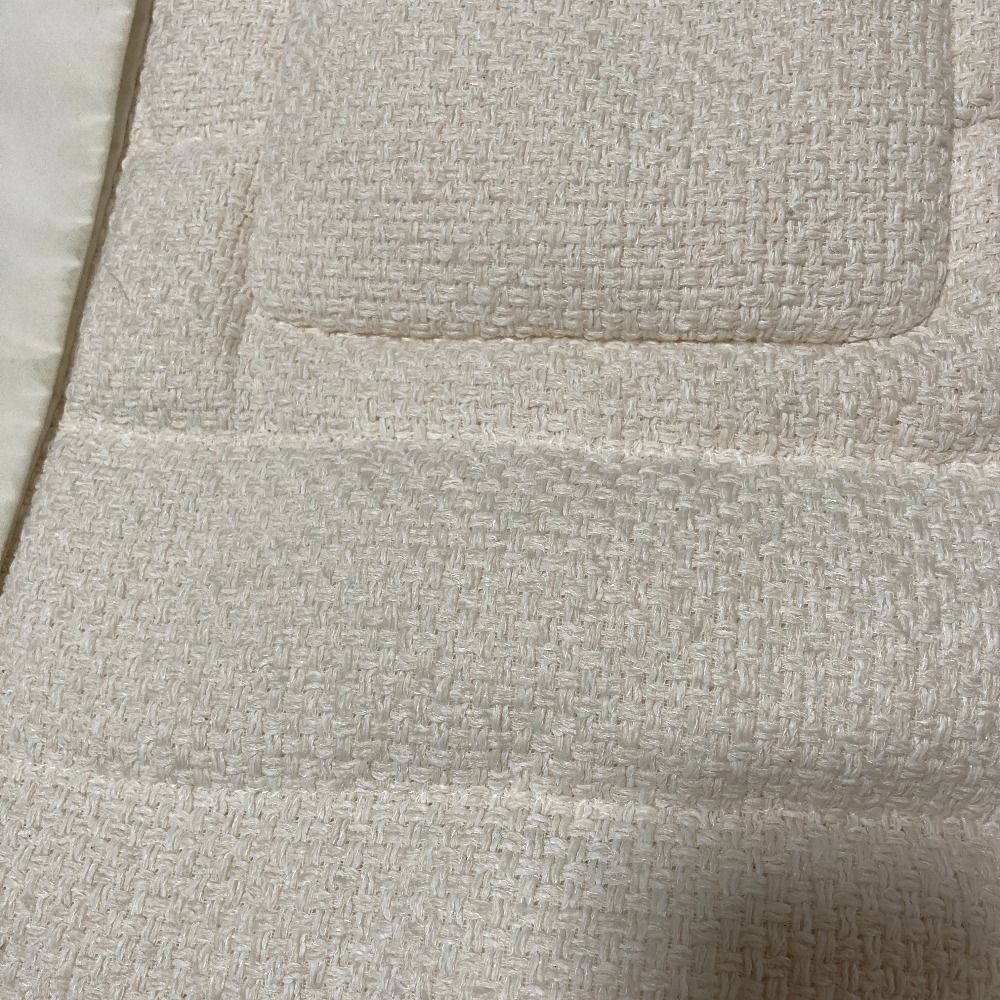 Moncler Veulettes Tweed Contrast Down Coat 1 White — view 5