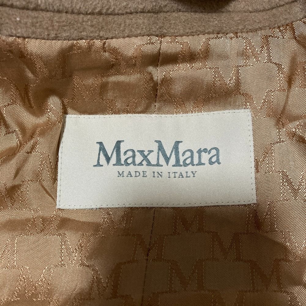 Max Mara Maxmara Madame Icon Coat 40 Camel Beige — view 5