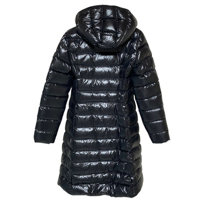 Moncler Moka Nylon Hooded Down Coat 00 Black — view 2