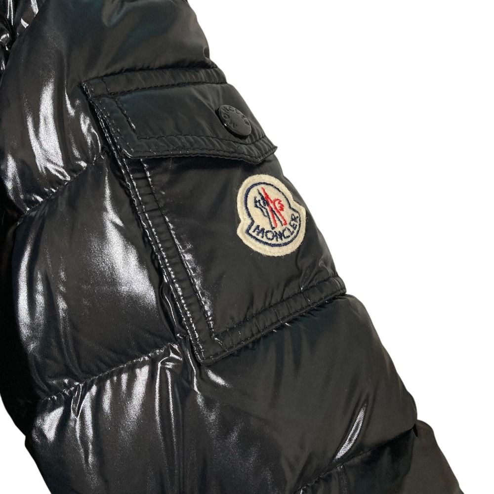 Moncler Moka Nylon Hooded Down Coat 00 Black — view 4