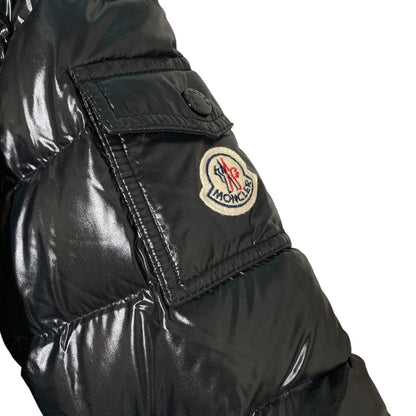 Moncler Moka Nylon Hooded Down Coat 00 Black — view 4